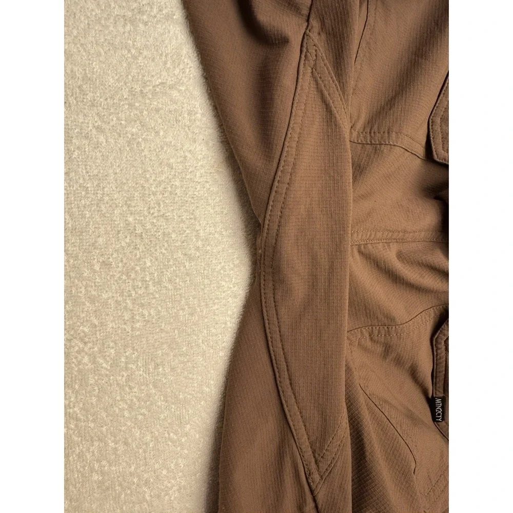 Coalatree Trailhead Pants Unisex size Xl Brown Stretch Outdoor rip stop EUC